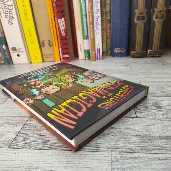 ADVENTURES OF A‎ KID MAGICIAN Justin Flom Scott Judy Flom Hardcover Kids Book - Picture 8 of 10